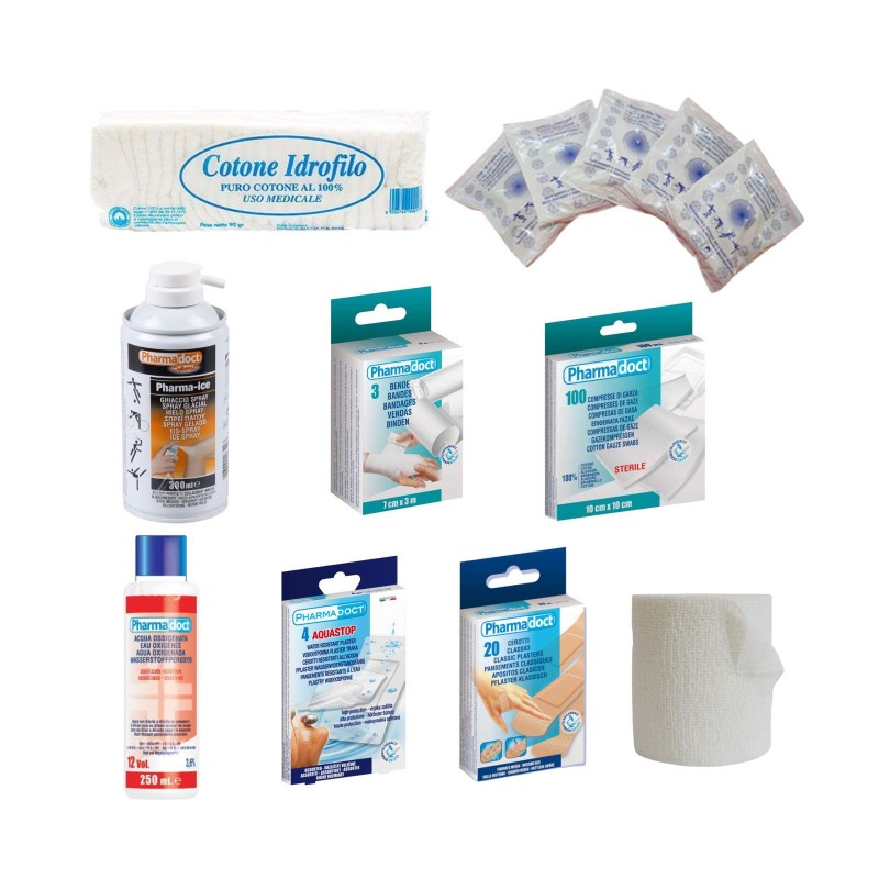 KIT REINTEGRO MEDICINALI PRIMO SOCCORSO