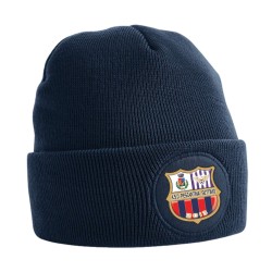 BERRETTO CIRCULAR PATCH BEANIE FRENCH NAVY