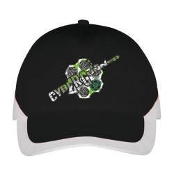 CAPPELLINO GOLF NERO LOGO VERDE