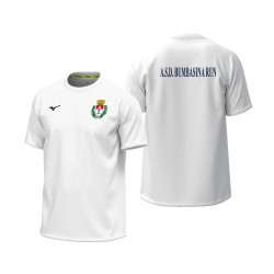 MIZUNO TRAINING TEE WHITE NAVY