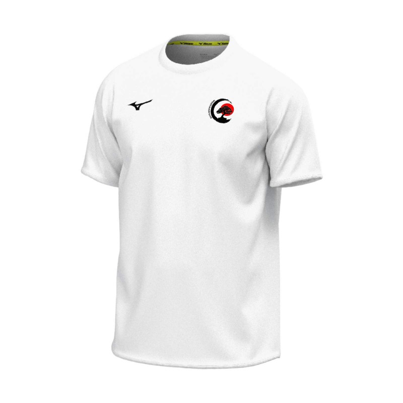 MIZUNO TRAINING TEE WHITE