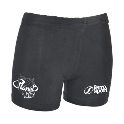 PANTA LADY SHORT NERO ALLENAMENTO
