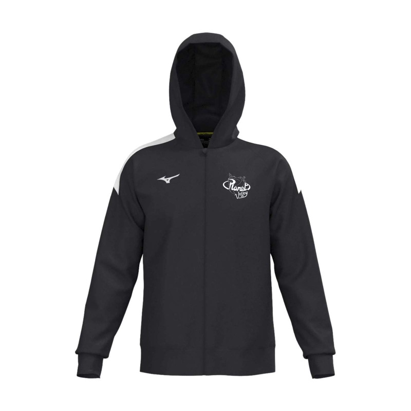 MIZUNO RUNBIRD TRACK JACKET BLACK