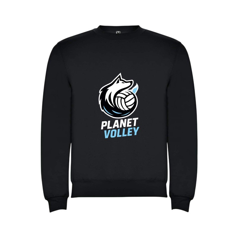 FELPA CLASICA NERO MERCHANDISING SAN MARTINO PALLAVOLO-PLANET