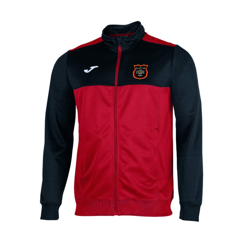WINNER TRACKSUIT TOP RED-BLACK