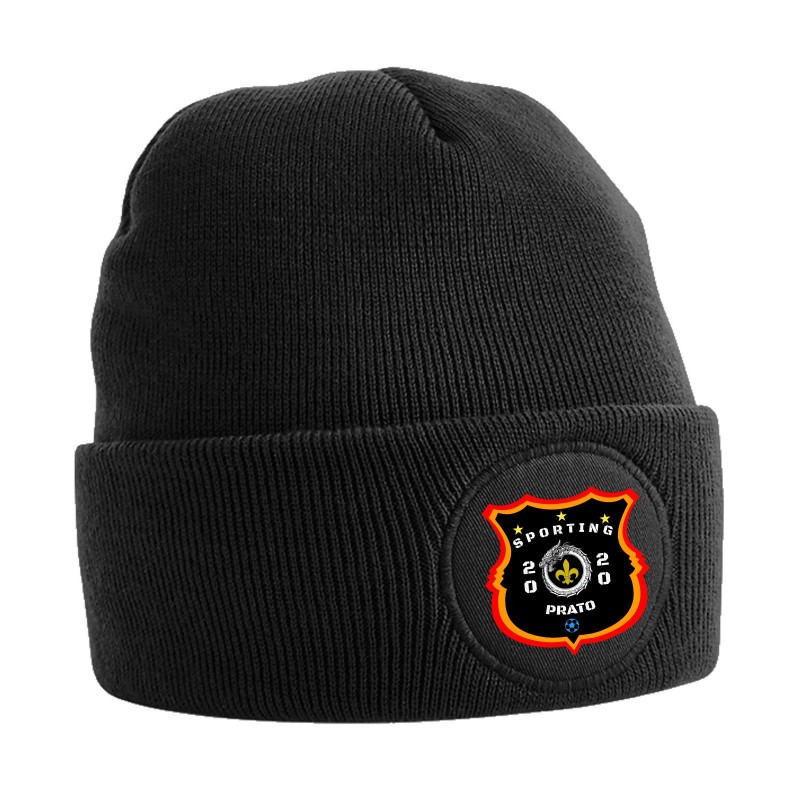 copy of BERRETTO BEANIE CIRCULAR PATCH NERO MERCHANDISING