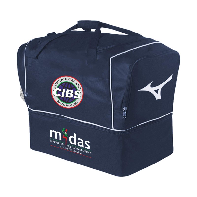 FOOTBALL BAG LARGE NAVY WHITE