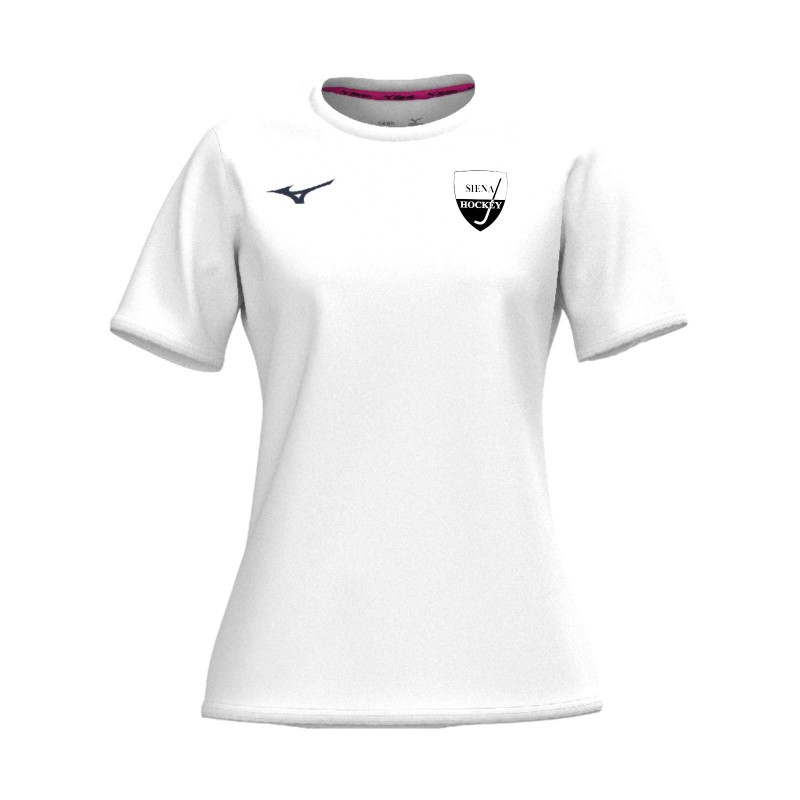 MIZUNO TRAINING TEE WOMAN WHITE