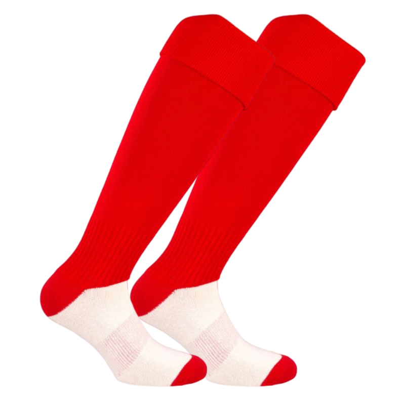 CALZA CALCIO GOAL ROSSO ALLENAMENTO