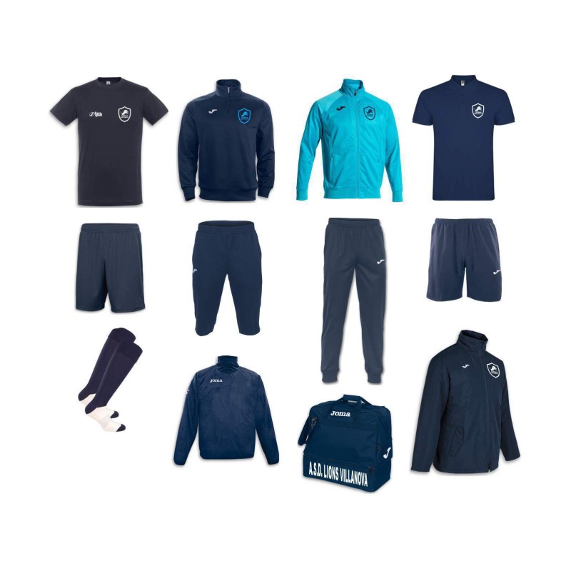 SET COMPLETO PER ESORDIENTI + GIOVANISSIMI + ALLIEVI + JUNIORES