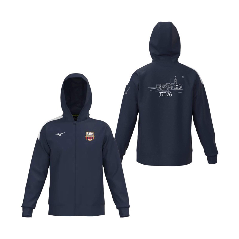 MIZUNO RUNBIRD TRACK JACKET NAVY