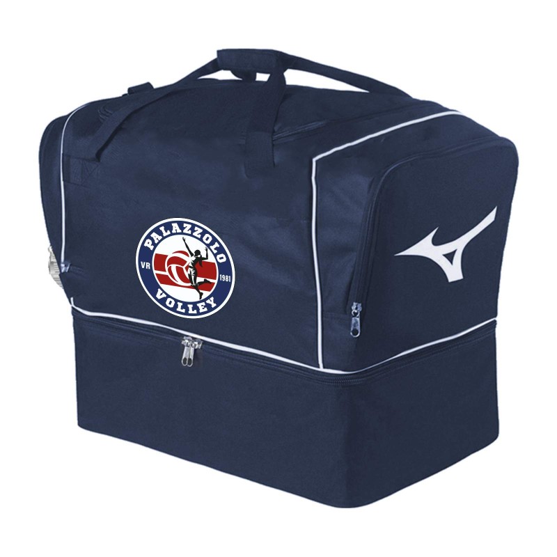 FOOTBALL BAG LARGE NAVY WHITE