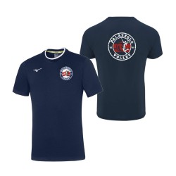 T-SHIRT MIZUNO TEE NAVY-WHITE MERCHANDISING
