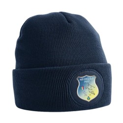 CIRCULAR PATCH BEANIE FRENCH NAVY