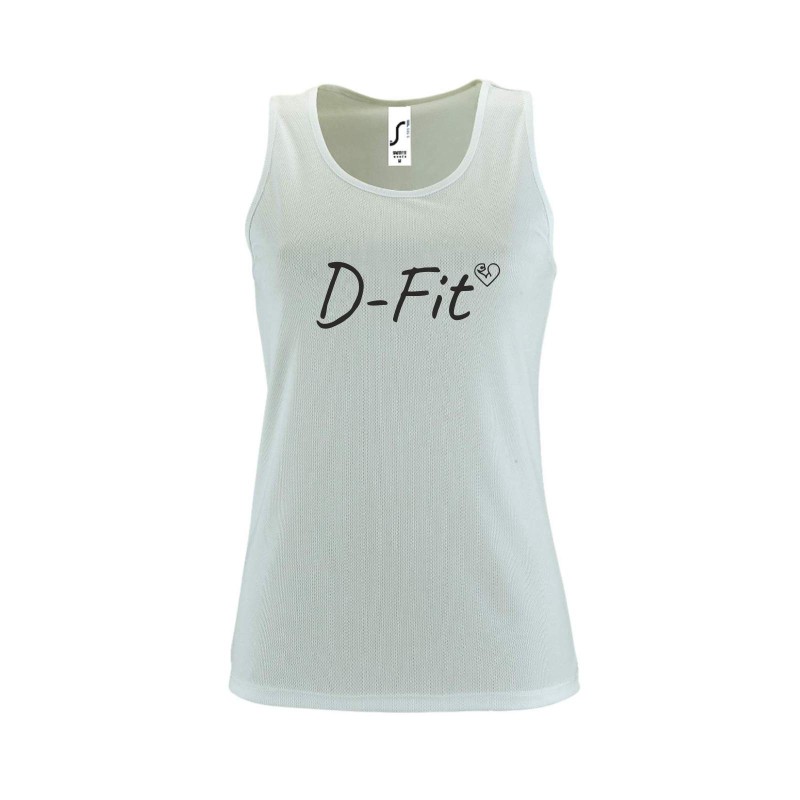 CANOTTA SPORTY TT WOMEN BIANCA