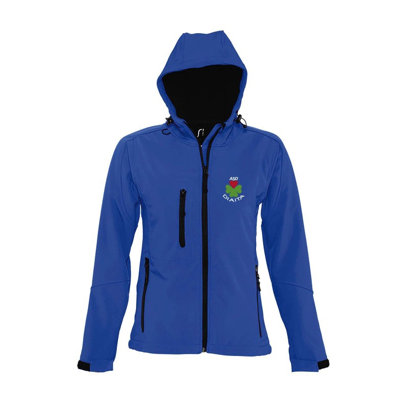 GIACCA REPLAY WOMEN BLU ROYAL SENZA NORDIC WALKING