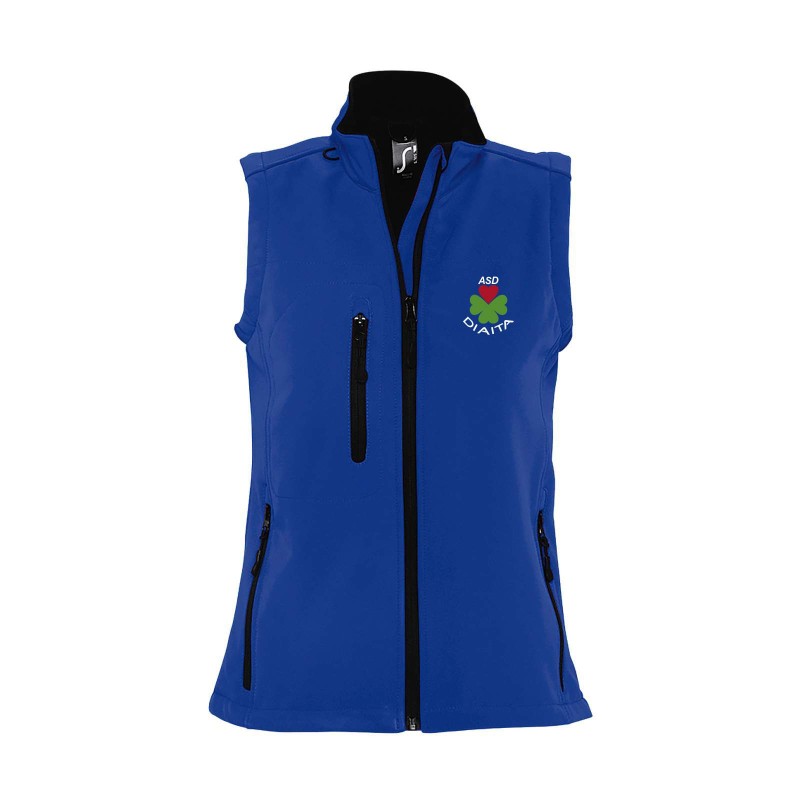 GILET RALLYE WOMEN BLU ROYAL SENZA NORDIC WALKING