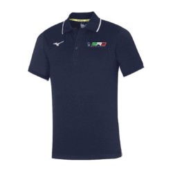 MIZUNO POLO NAVY-WHITE