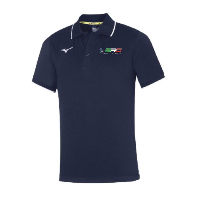 MIZUNO POLO NAVY-WHITE