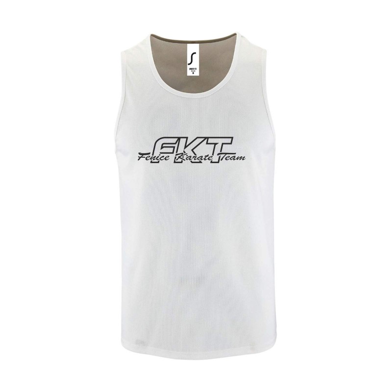 CANOTTA SPORTY TT MEN BIANCO