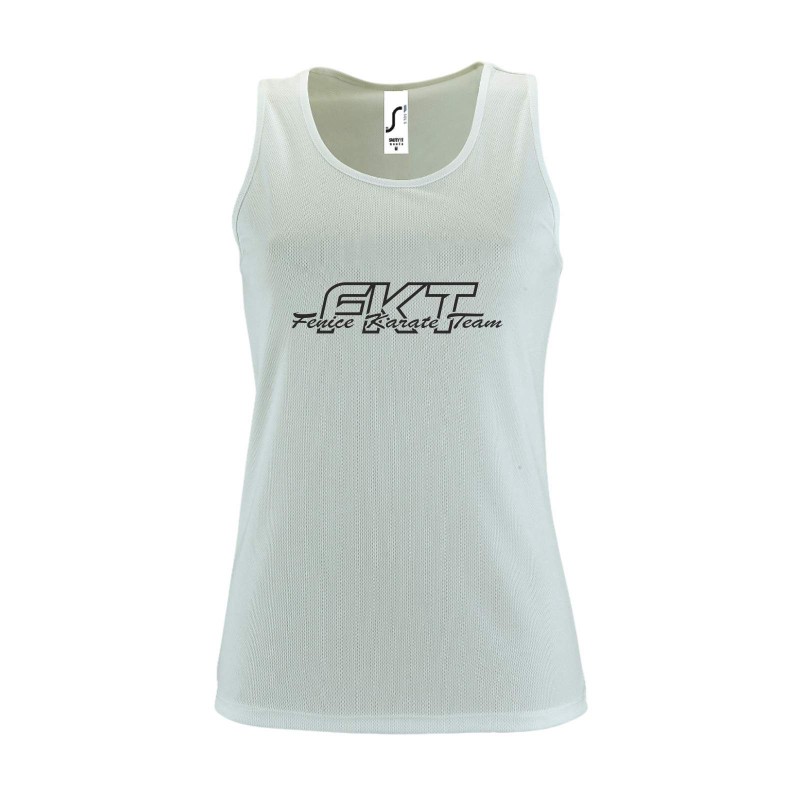 CANOTTA SPORTY TT WOMEN BIANCO