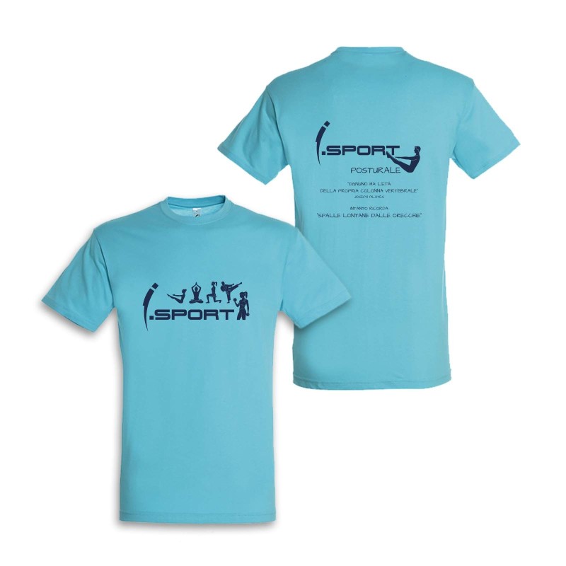 T-SHIRT REGENT BLU ATOLLO - POSTURALE MASCHILE
