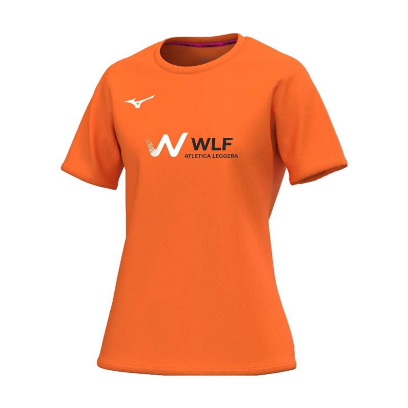 MIZUNO TRAINING TEE WOMAN ORANGE FLUO