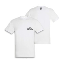 T-SHIRT REGENT BIANCO "MAMMA...IO VOGLIO SOLO GIOCARE A PALLONE"
