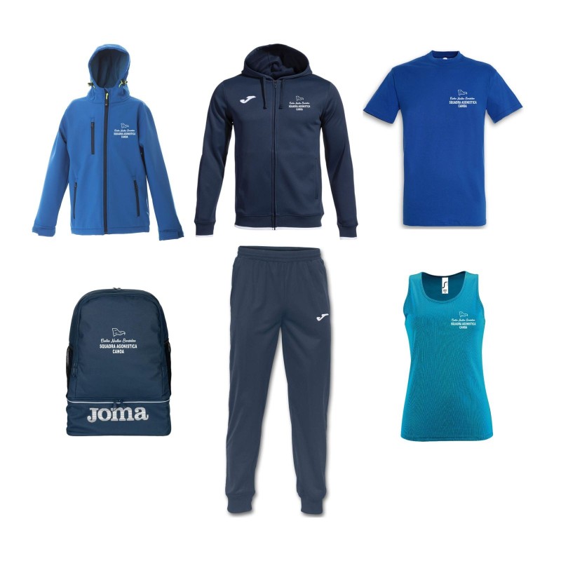 SET COMPLETO AGONISTICA CANOA BAMBINI