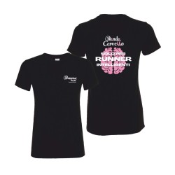 TSHIRT REGENT WOMAN NERO - SOLO RUNNER INTELLIGENTI