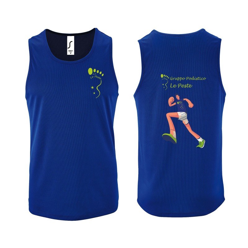 CANOTTA SPORTY TT MEN ROYAL