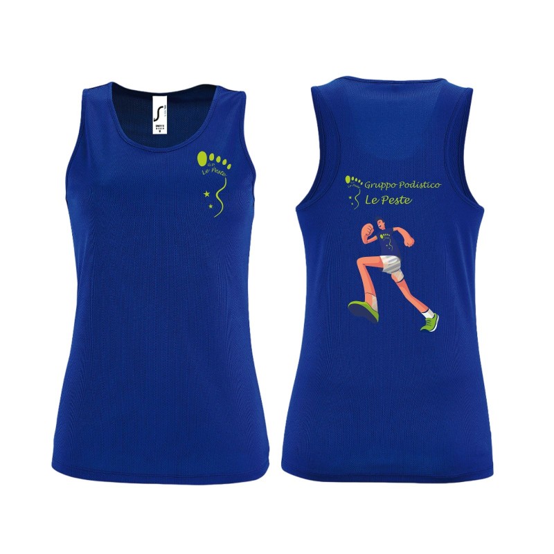 CANOTTA SPORTY TT WOMEN ROYAL
