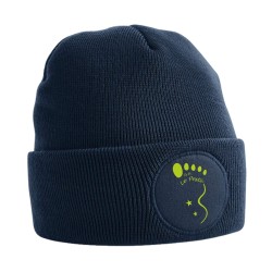 CIRCULAR PATCH BEANIE FRENCH NAVY
