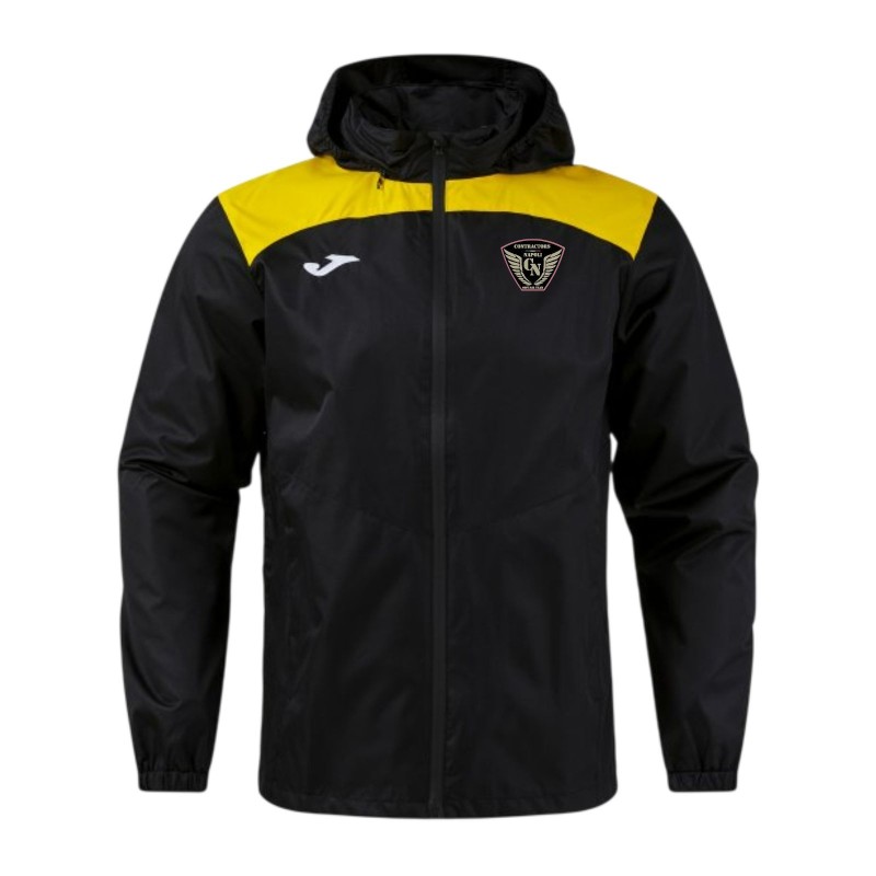 TRIVOR II GIACCA IMPERMEABILE BLACK-YELLOW