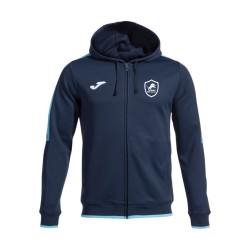 OLIMPIADA GIACCA CAPPUCCIO NAVY-TURQUOISE RAPPRESENTANZA JUNIORES