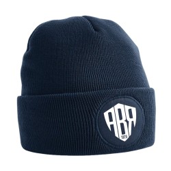 BERRETTO CIRCULAR PATCH BEANIE FRENCH NAVY MERCHANDISING