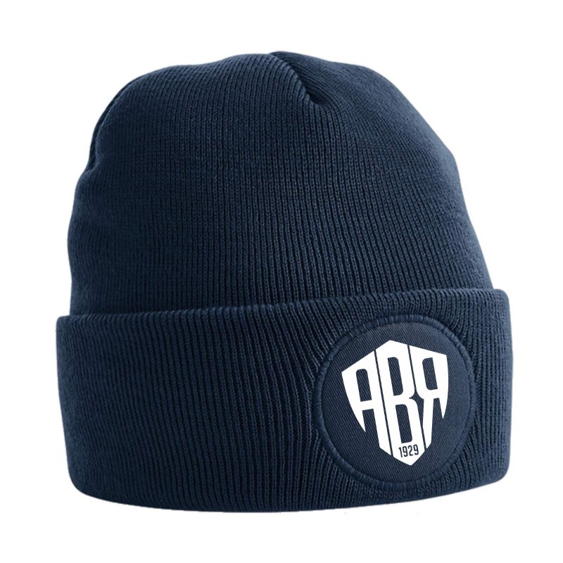 BERRETTO CIRCULAR PATCH BEANIE FRENCH NAVY MERCHANDISING