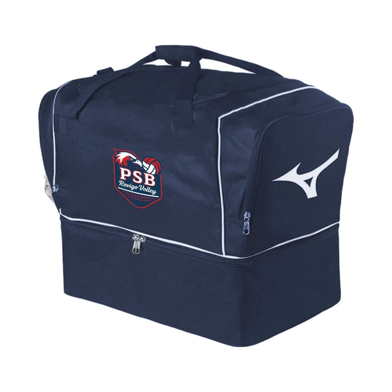 FOOTBALL BAG LARGE NAVY WHITE