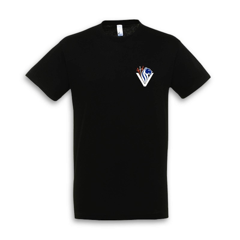 T-SHIRT REGENT NERO SCHERMA STORICA