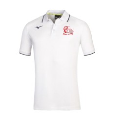 MIZUNO POLO WHITE-NAVY