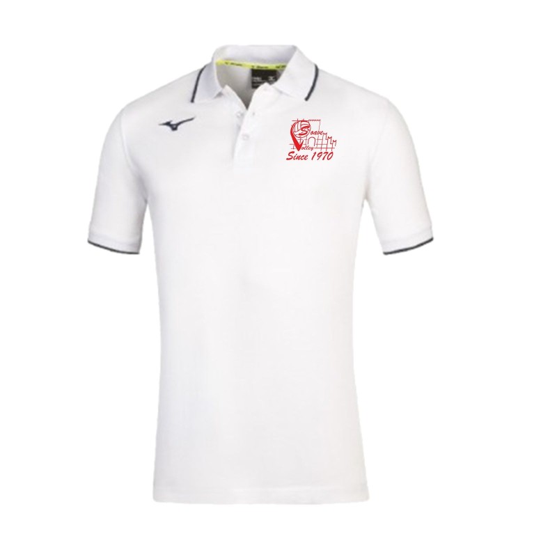 copy of copy of MIZUNO POLO  WHITE-NAVY